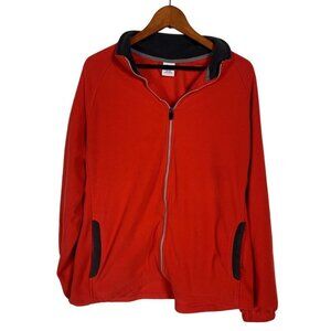 Starter Full Zip Red Fleece Size Large